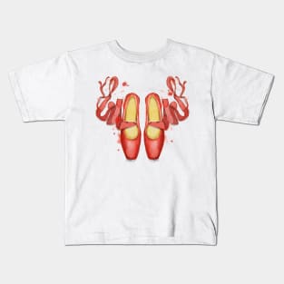 The Red Shoes Kids T-Shirt